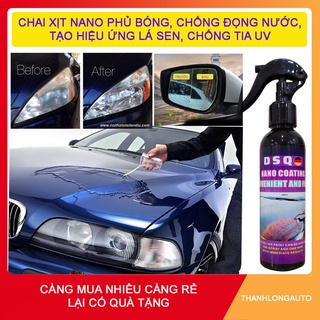 [XỊN] Bình Xịt Nano - Ceramic Wax - Phủ Nano Kính Ô tô - Xịt Bóng Xe Máy - Chống Nước Kính, Phủ Bóng Xe - Ceramic