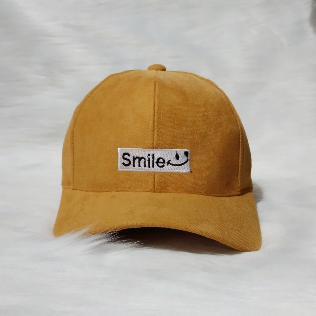 Mũ lưỡi trai, nón kết cao cấp nam nữ đẹp thêu CHỮ SMILE phong cách Ulzzang unisex mã số K70
