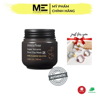 Mặt nạ đất sét Innisfree Super Volcanic Pore Clay Mask 2X