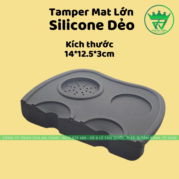 Tamper Mat Lớn Silicon Dẻo Kích thước 14*12.5*3cm