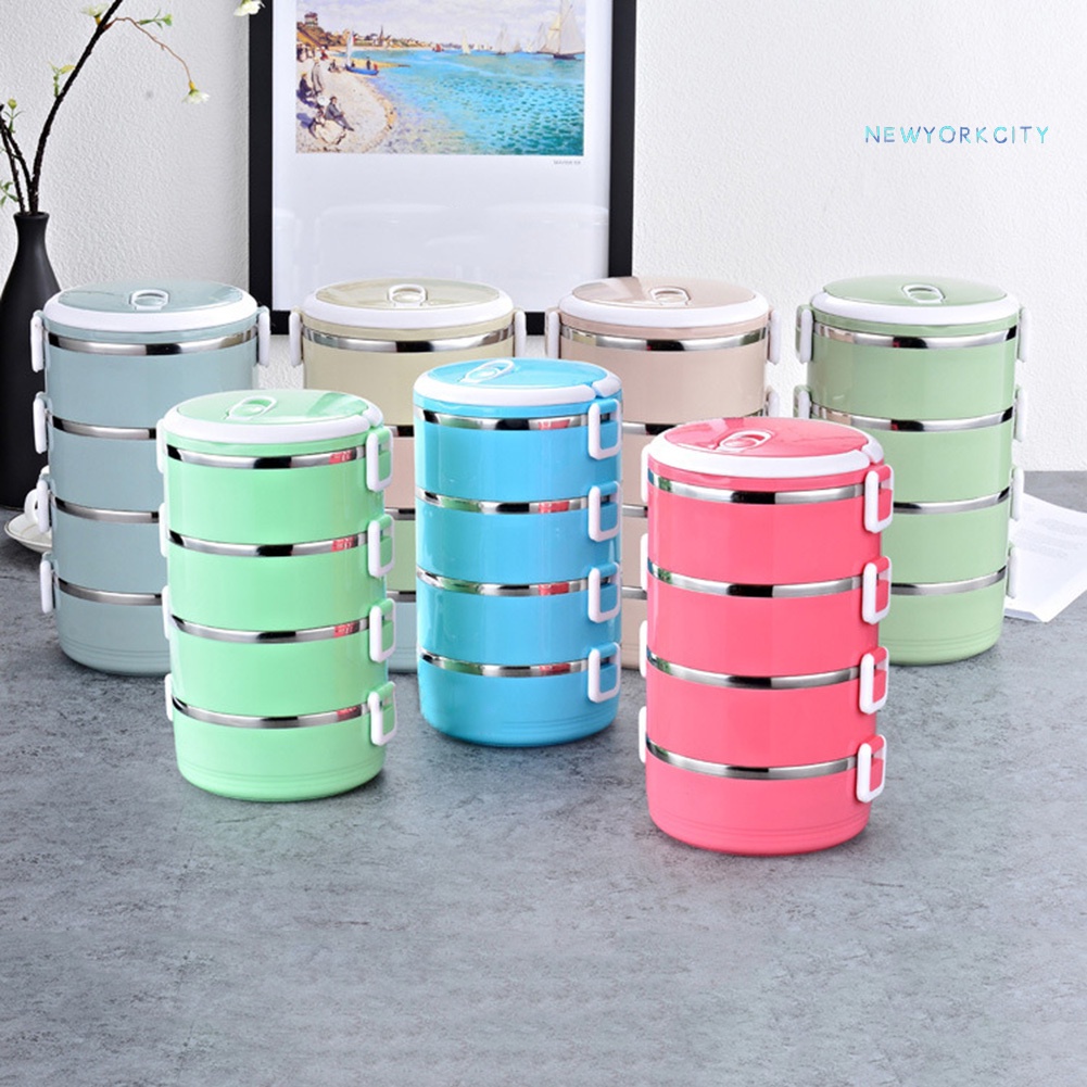 Hộp Đựng Thức Ăn Trưa Cách Nhiệt Bằng Thép Không Gỉ