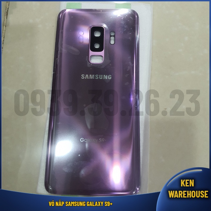 Vỏ nắp lưng điện thoại SAMSUNG Galaxy S9+ S9 Plus có kính camera và sẵn keo hàng linh kiện - KEN warehouse