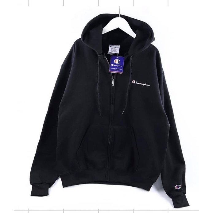 Áo khoác nỉ Champion full zip hoodie authentic nhập Mỹ THE AMERICAN BOX