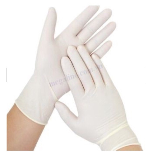 Găng tay cao su y tế topcare glove  hộp size XS, S, M,L