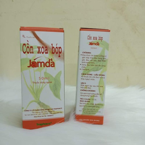 CỒN XOA BÓP JAMDA 50ML