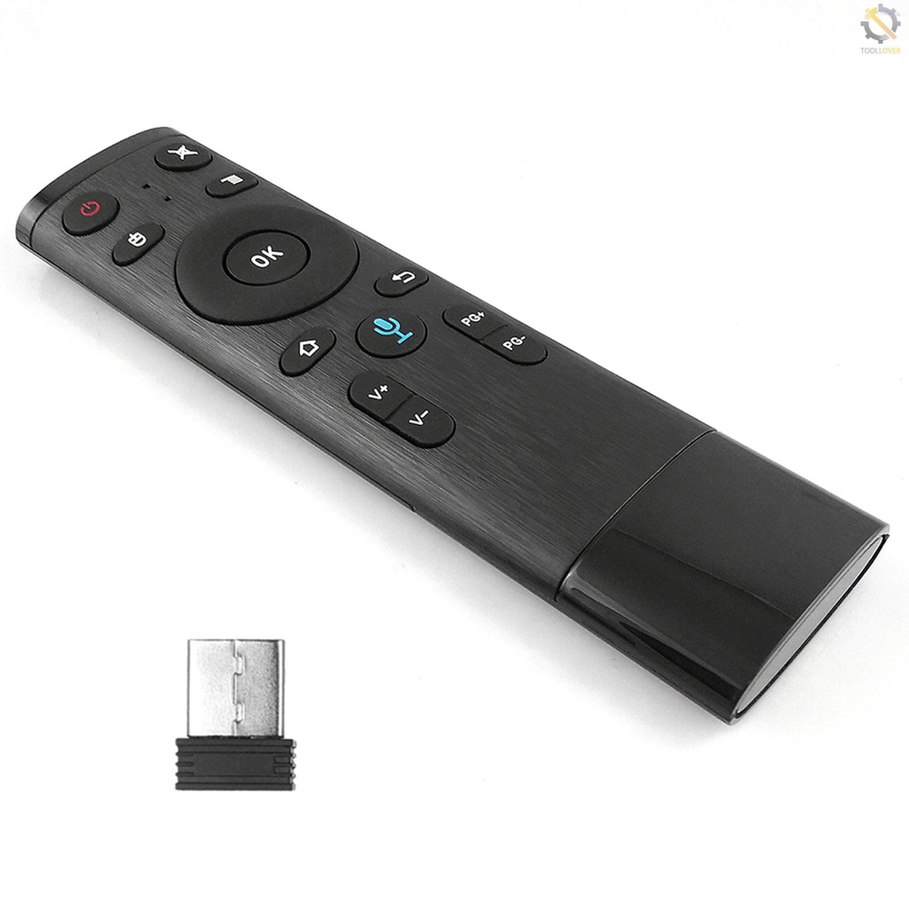 Điều khiển từ xa không dây 2.4G cho Smart TV Android TV Box HTPC máy tính màu đen