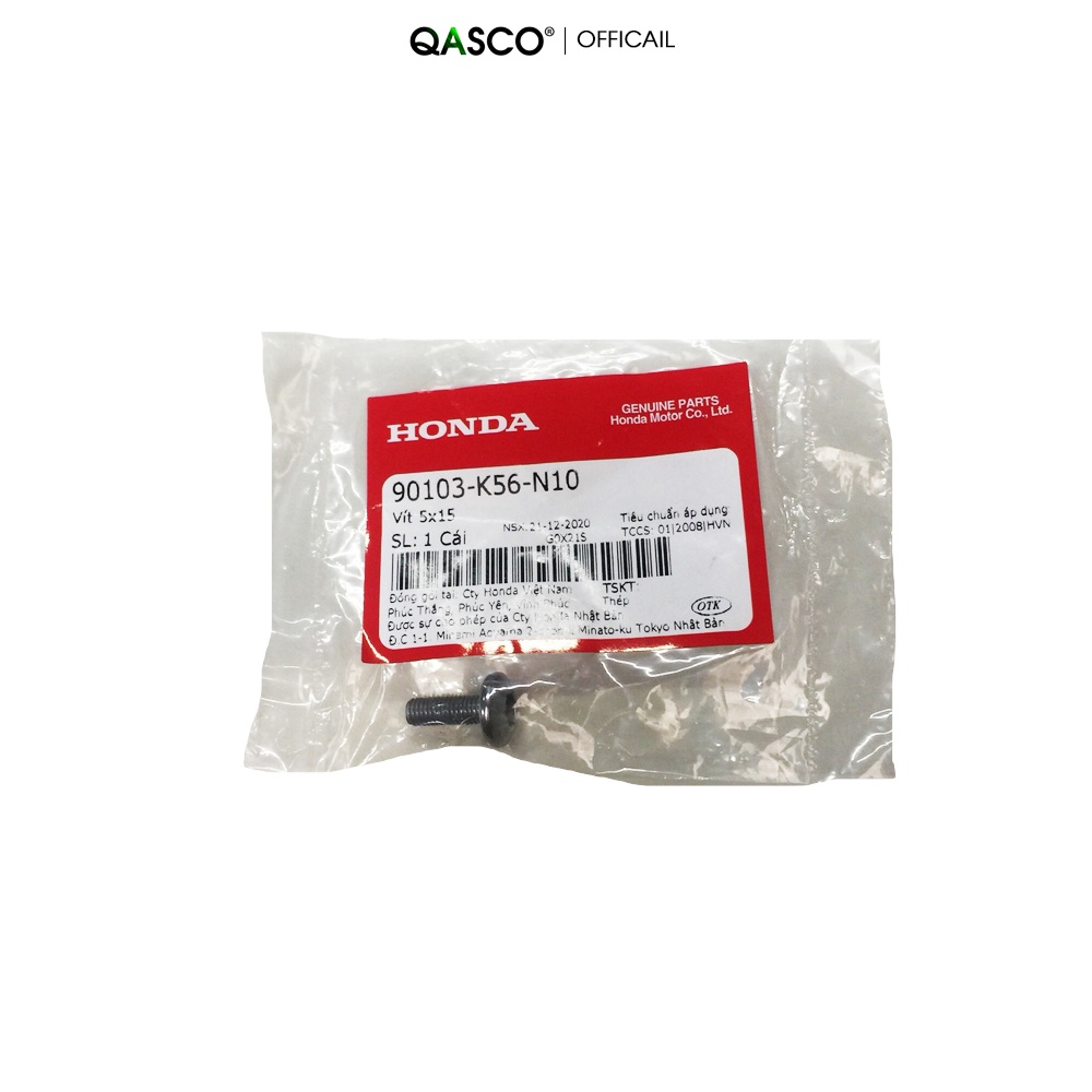 Vít HONDA 5×15 Winner 150 V1 / Winner X (RS150 V1 V2 V3) và nhiều dòng xe  QA(90103K56N10) _( 846)