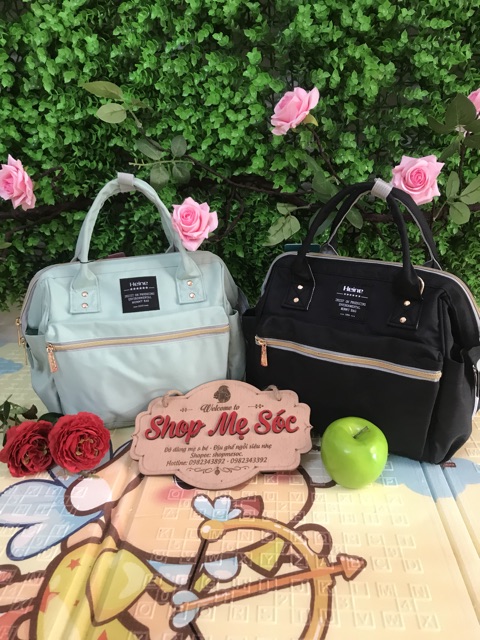 Túi xách, Balo bỉm sữa SKIDS Heine mini cho mẹ và bé