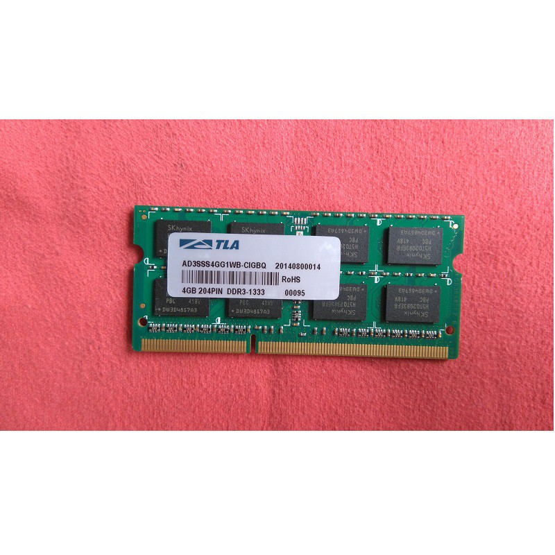 Ram Laptop DDR3L 4Gb bus 1333 (10600S) hàng tháo máy chính hãng, bảo hành 3 năm