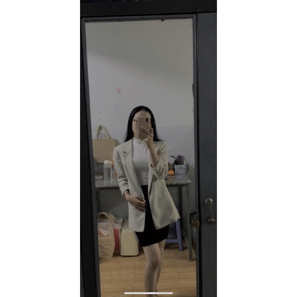 Pass/thanh lý áo vest/blazer H.&.M chính hãng màu be