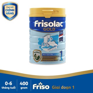 Sữa bột Frisolac Gold 1 cho bé 0-6 tháng tuổi, 400g