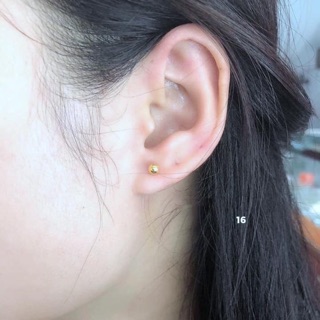 Bông tai nụ chấm 10k