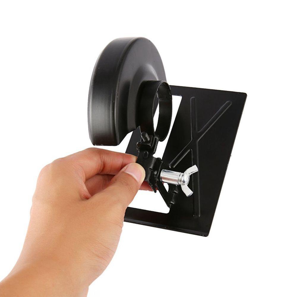 Máy Mài Góc BARRY|Giá Đỡ Máy Mài Góc Bằng Kim Loại Màu Đen Chuyên Dụng DIY