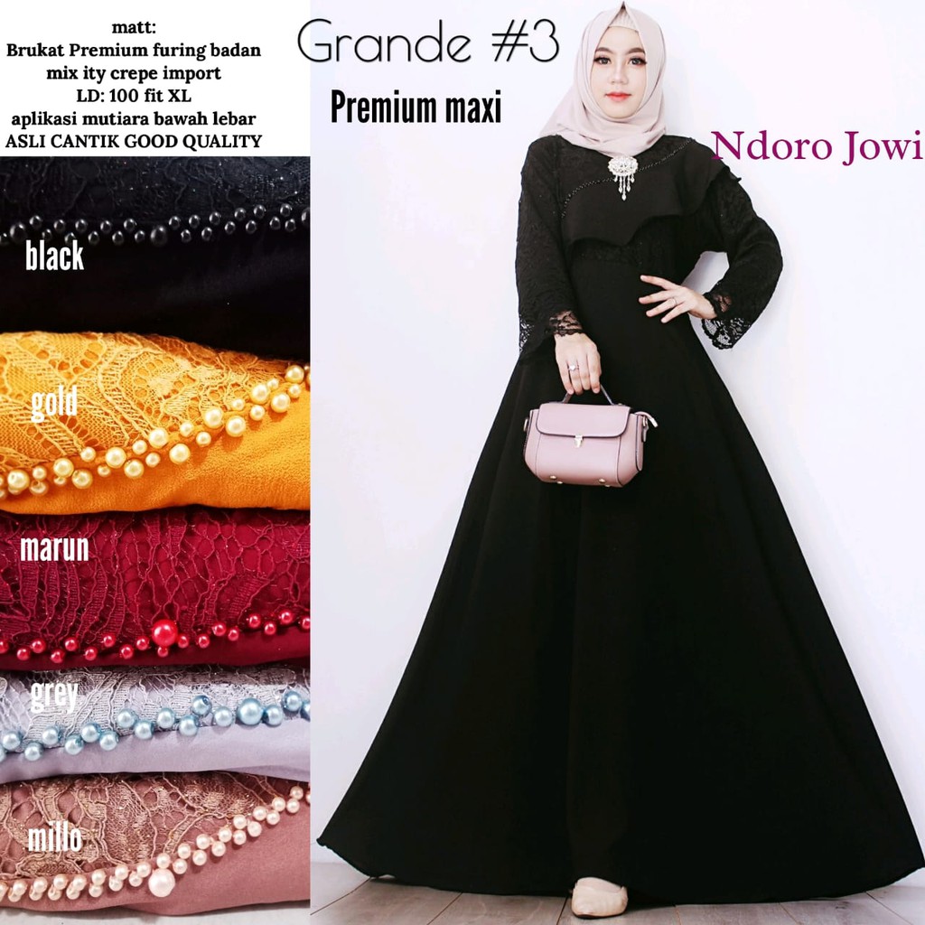 Đầm Maxi Dạ Hội Phối Ren