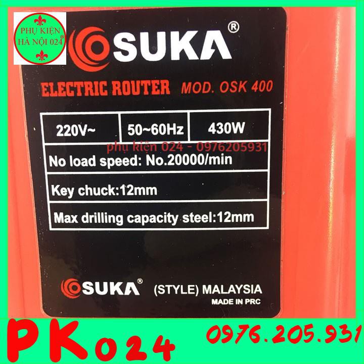 Máy Soi Rãnh Gỗ OSUKA 2 Tay Cầm Cao Cấp