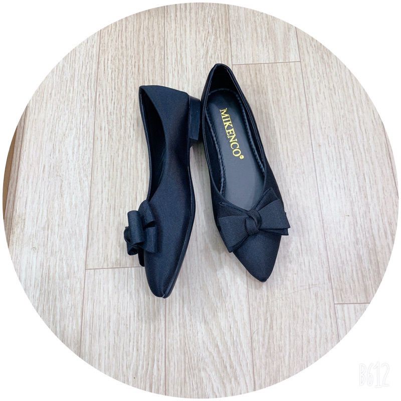 Giầy hài bệt chất vải phối nơ siêu xinh