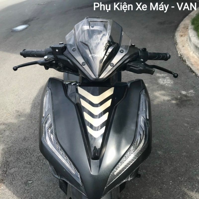 Mão Chắn Gió VARIO CLICK 2018-&gt;2021 Đen Khói