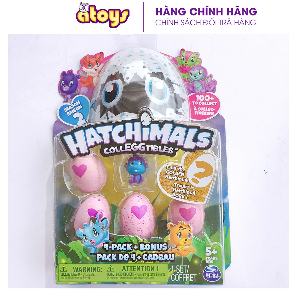 Vỉ 4 trứng Hatchimals season 2
