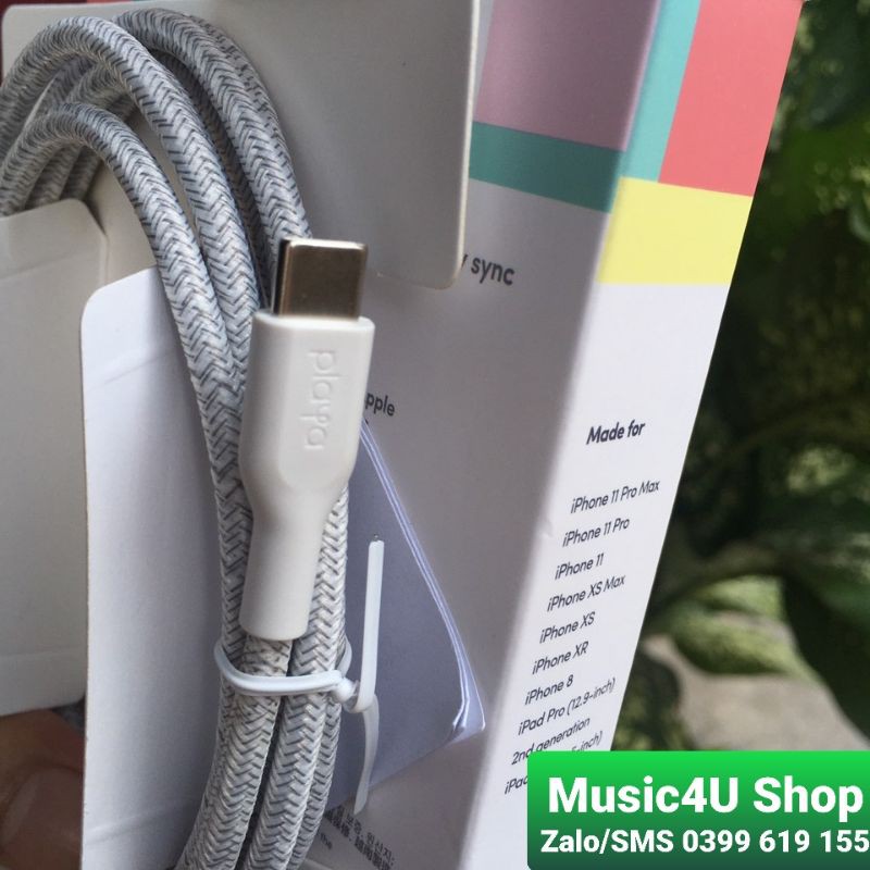 Củ dây cáp sạc nhanh USB Type C ra to Lightning 18w 20w 25w 30w Belkin Iphone 12 13 Pro Max Tuấn Hà Store