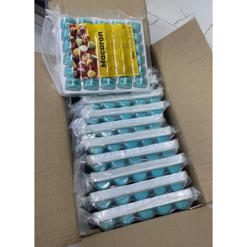 HỘP 30 CẶP BÁNH MACCARON TRANG TRÍ BÁNH KEM
