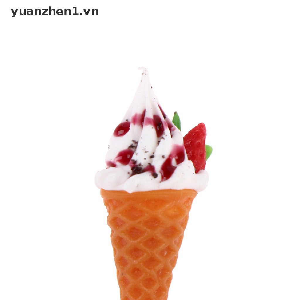 Zheng Nhà Búp Bê Đồ Chơi Thực Phẩm Và Cây Kem Mini Mô Phỏng Phong Cảnh Mini cone