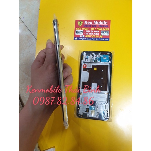 Khung Xương Kèm Bo Viền Và Phím Bấm OPPO RENO 2F, Chất Liệu Nhôm Cao Cấp