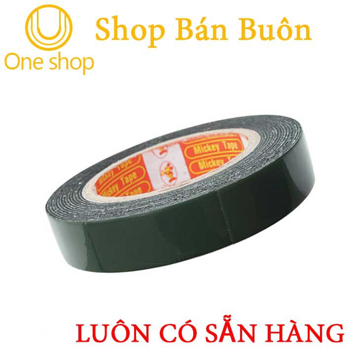 2 Cuộn Băng Dính Xốp 2 Mặt 2Cm Loại Tốt