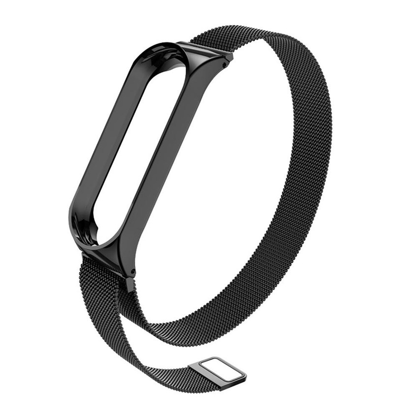 Stainless Steel Smart Watch Magnetic Milan Replacement Strap For Millet3 4 Mi band Metal Wristband Strap