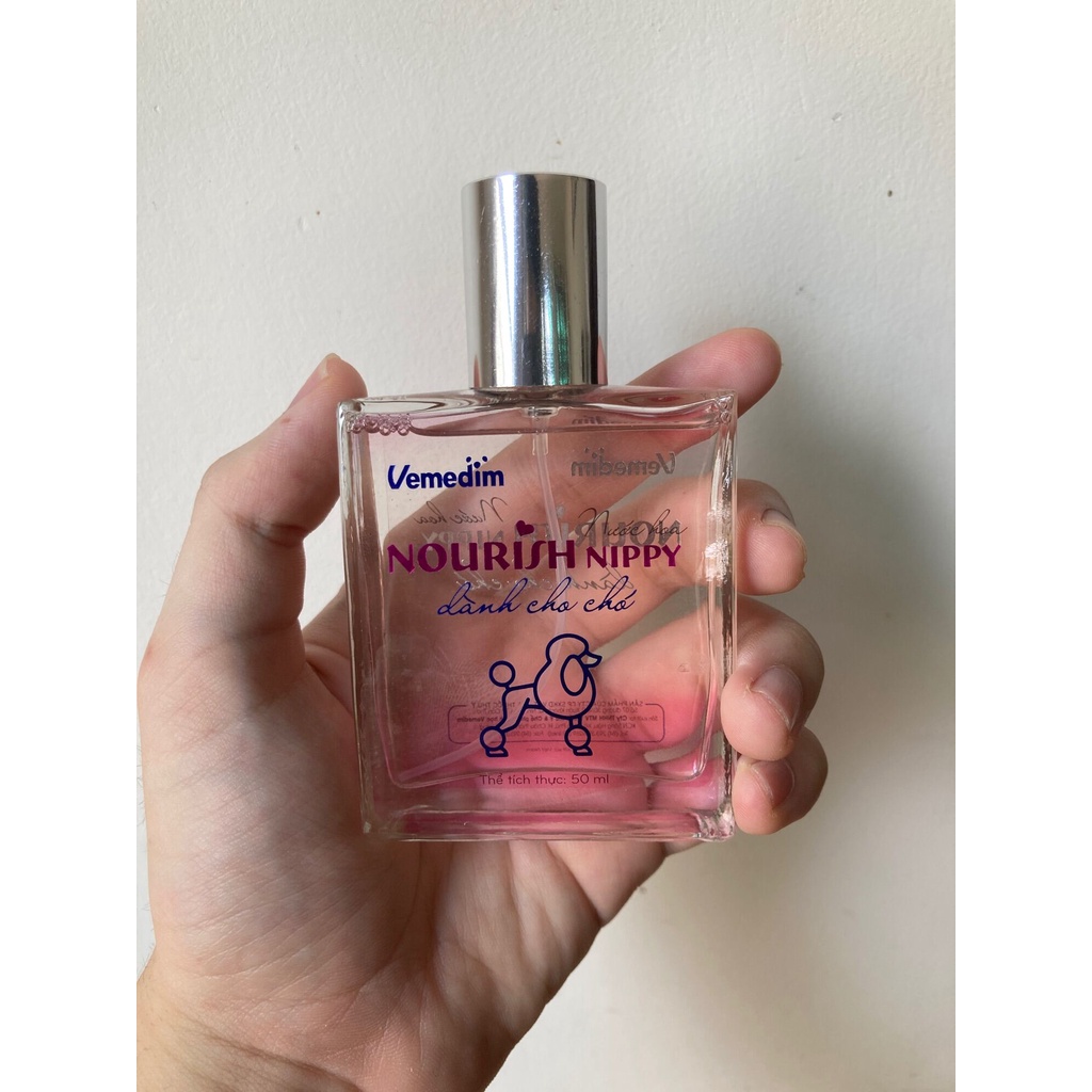 Nước hoa Vemedim Nourish Nippy dành cho chó mèo mùi thơm nhẹ nhàng chai 10ml