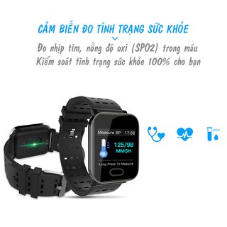 Đồng hồ thông minh giá rẻ T6, SmartWatch Kết nối Bluetooth, Chụp ảnh, Thông báo cuộc gọi, tin nhắn, Theo dõi sức khỏe