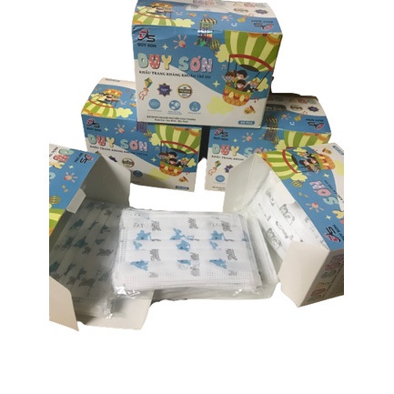 Khẩu trang y tế 4 lớp kháng khuẩn cho bé chính hãng Duy Sơn