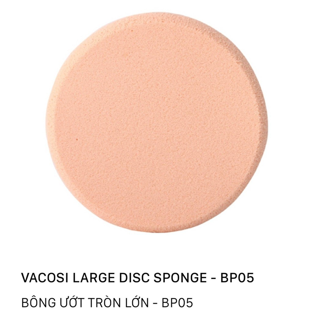 Bông Phấn Ướt Tròn Lớn Vacosi Large Disc Sponge BP05