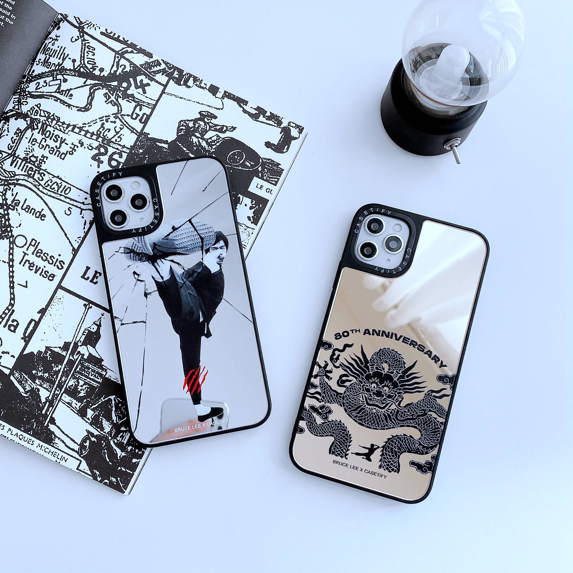 【Luxury + Mirror casetify 】case iphone 11 pro max iphone 6 plus iphone xs max iphone 12 pro max iphone xr iphone se2020 iphone 6s case iphone 7 plus iphone 8 pls iphone 12 mini Mặt Gương Chống Sốc Cho