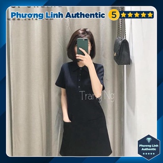 Váy dáng ngắn suông cổ polo Zara Auth New Tag có sẵn 4661/101 4661101