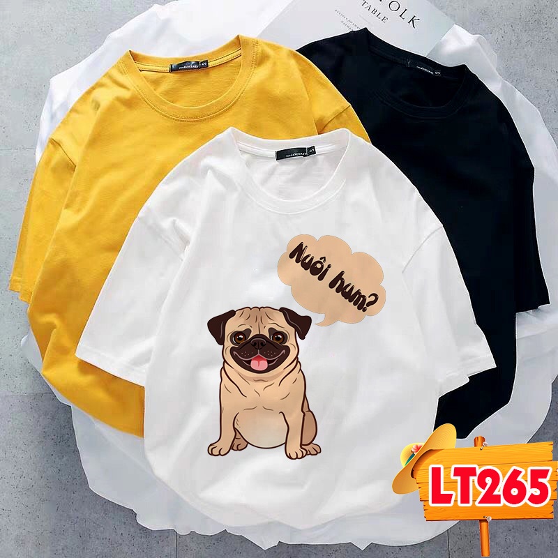 Áo in hình Chó Mặt Xệ PUG