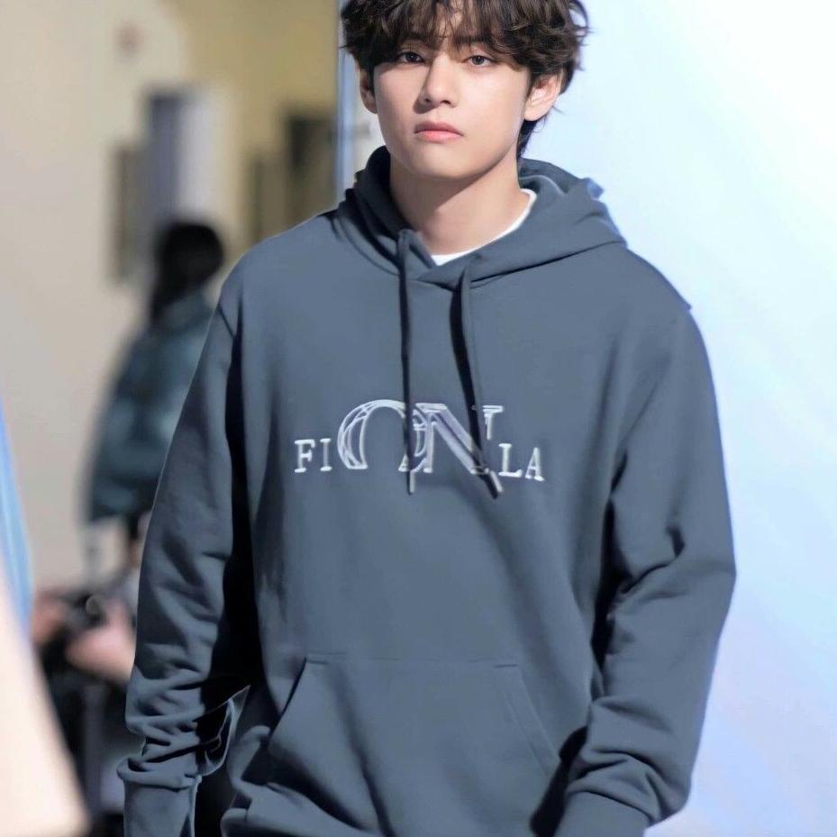 Áo Hoodie UNISEX Thêu Chữ Fiil NOW ON V BTS - Hàn Quốc⇝