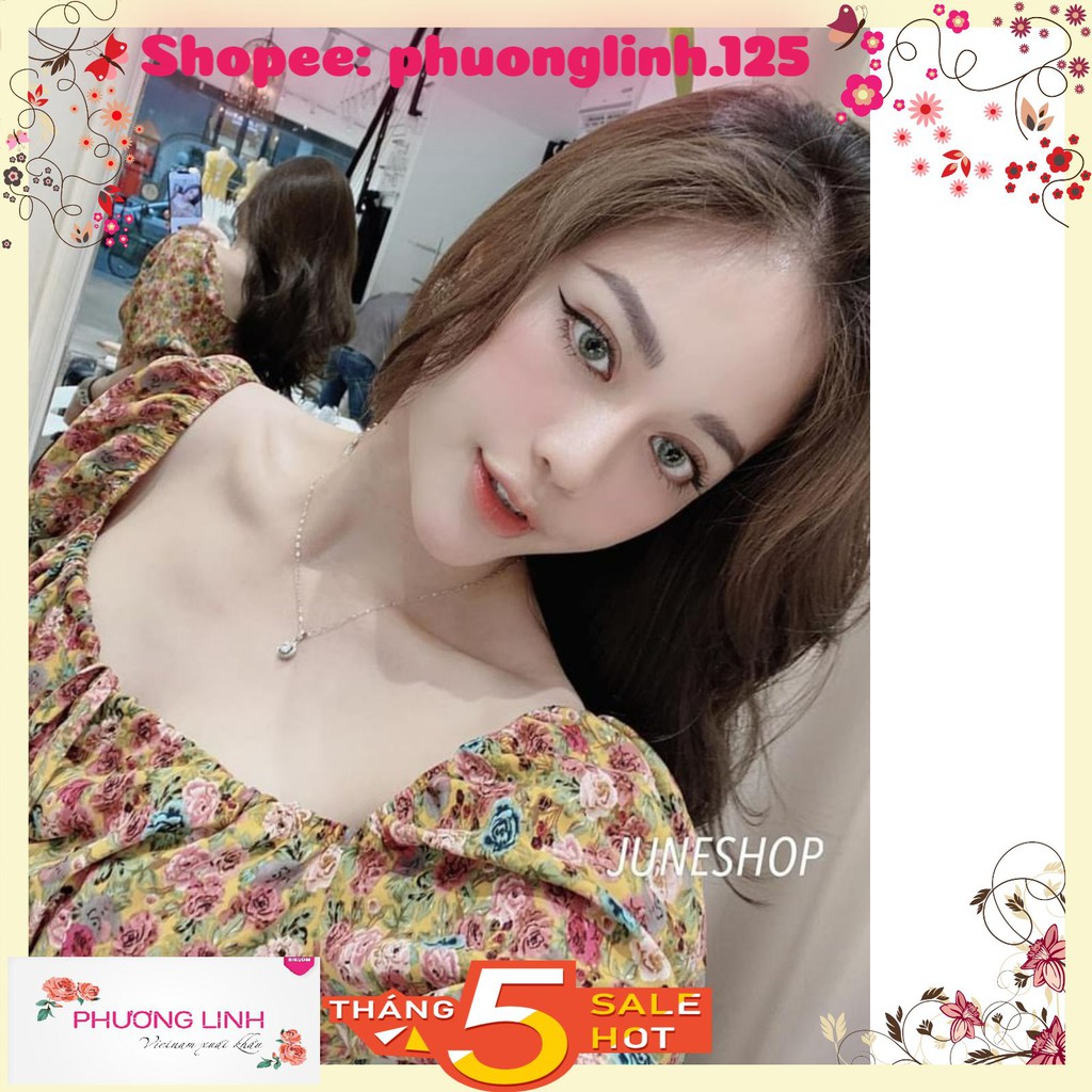 VÁY HOA RÚM NGỰC XẺ TÀ CHO NỮ | BigBuy360 - bigbuy360.vn