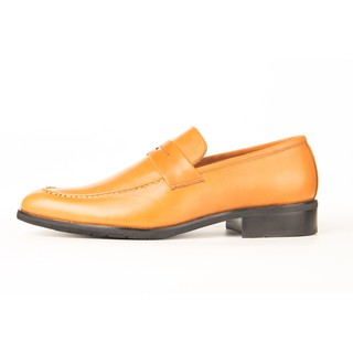 Giày lười nam FttLeather penny loafer màu vàng chất liệu 100% da bò cao cấp