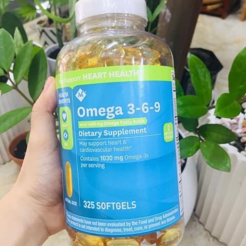 Viên uống Omega 3-6-9 Member's Mark Supports Heart Health 325 viên của Mỹ_