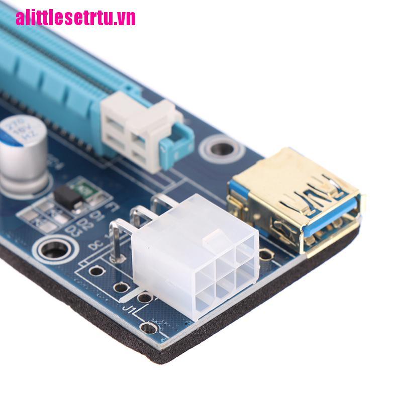 Card Mở Rộng Ver009S Usb 3.0 Pci-E Riser Express 1x Sang 16x Cho Bt