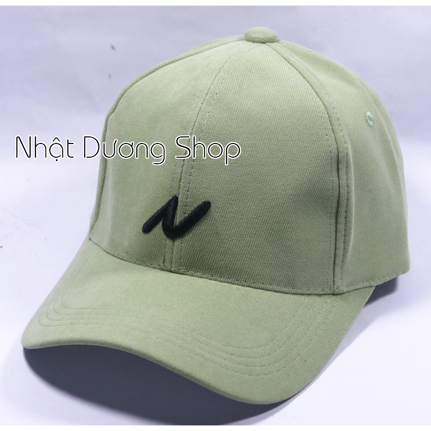 Mũ lưỡi trai ❤️ Nón kết thêu hình chữ ngẫu nhiên chất liệu nhung tăm cao cấp form unisex nam nữ