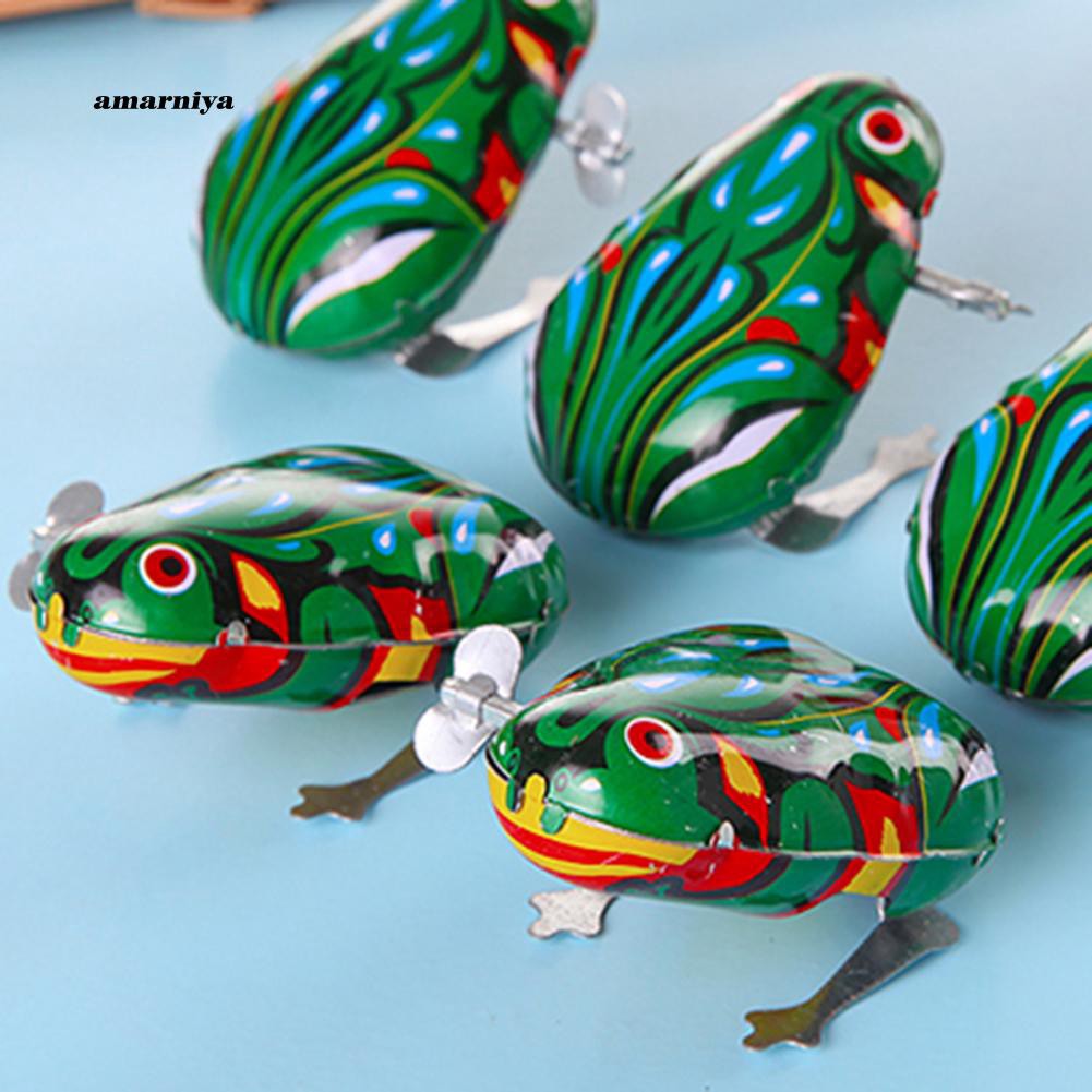 Đồ chơi con ếch nhảy lên dây cót vui nhộn cho bé