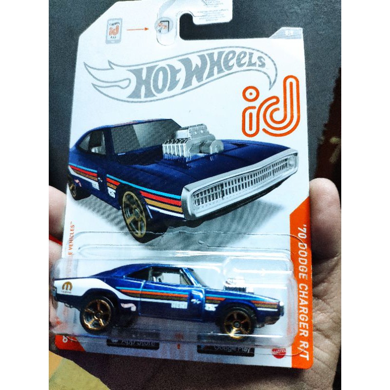 (Chase ID 2020) Xe mô hình Hot Wheels 1/64 70' Dodge Charger RT series 2020 (new)