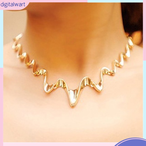 Vòng Cổ Choker Kiểu Gợn Sóng Thời Trang Phong Cách Hàn Quốc Cho Nữ