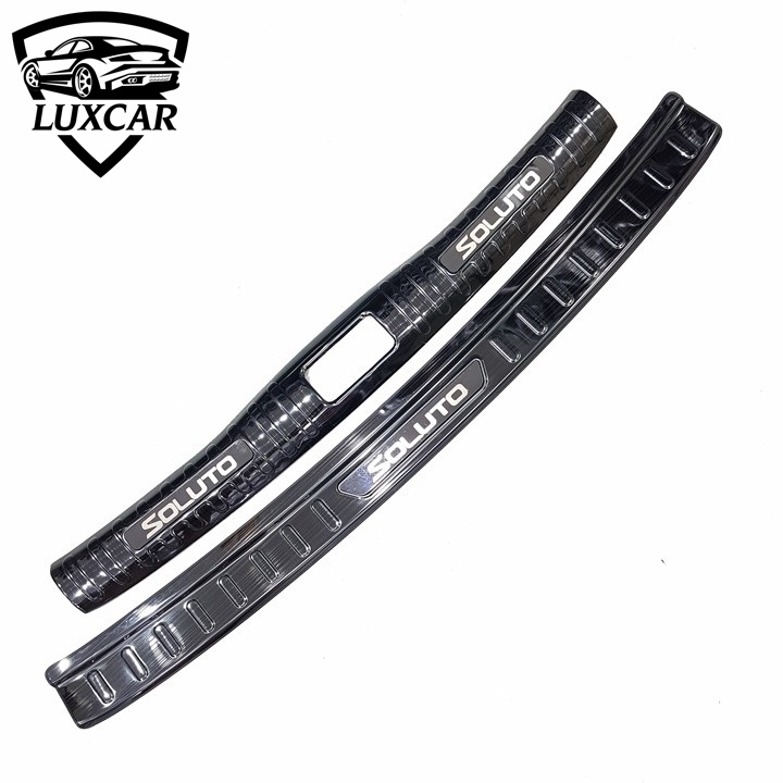 Ốp chống trầy cốp xe KIA SOLUTO - Chất liệu INOX, TITAN cao cấp LUXCAR