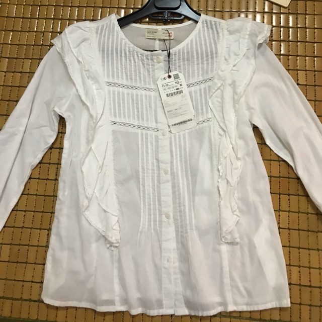 Áo sơ mi zara kids 11-12