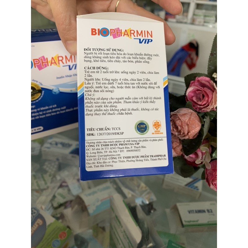 Men tiêu hoá Biopharmin VIP