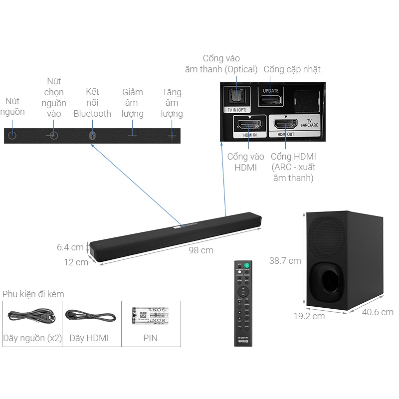 Loa thanh Sony HT-G700