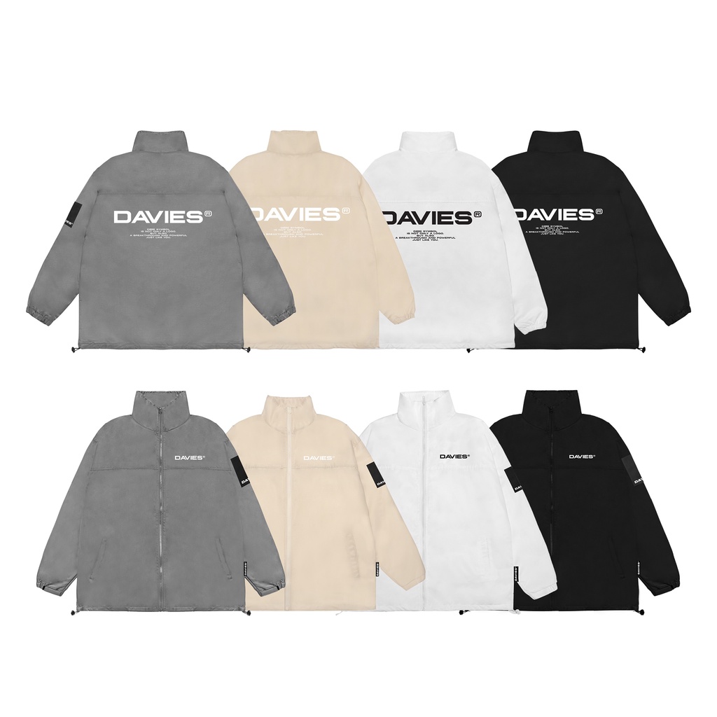 Áo khoác dù form rộng nam nữ DAVIES nhiều màu Basic SS22 Jacket local brand |D28-AK2