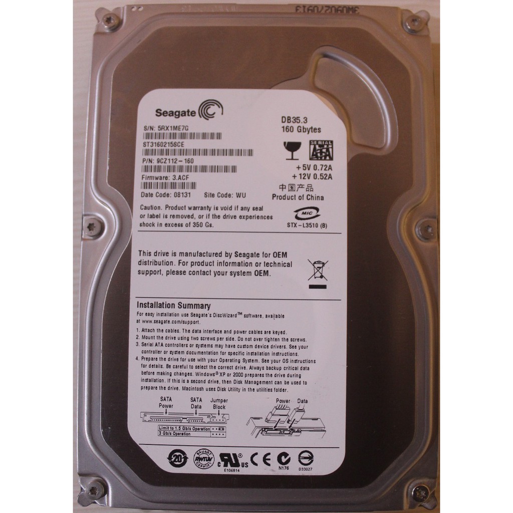 Ổ Cứng Seagate 160 Gb Slim Sata | BigBuy360 - bigbuy360.vn